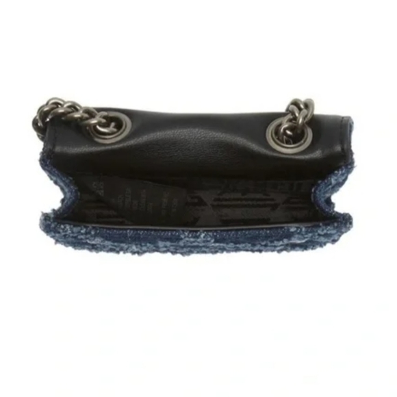 NEW Kurt Geiger Denim Micro size Crossbody Adjustable Chain Bag - Picture 6 of 8